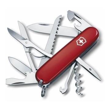Victorinox - Багатофункціональний складний кишеньковий ніж 9,1 см/15 функцій червоний