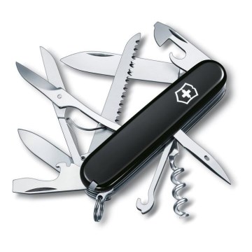 Victorinox - Багатофункціональний складний кишеньковий ніж 9,1 см/15 функцій чорний