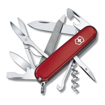 Victorinox - Багатофункціональний складний кишеньковий ніж 9,1 см/18 функцій червоний