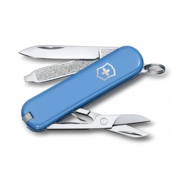 Victorinox - Багатофункціональний кишеньковий ніж CLASSIC SD 5,8 см/7 функцій світло-синій