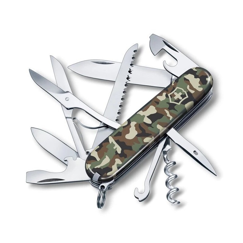 Victorinox - Багатофункціональний кишеньковий ніж HUNTSMAN 9,1 см/15 функцій камуфляж