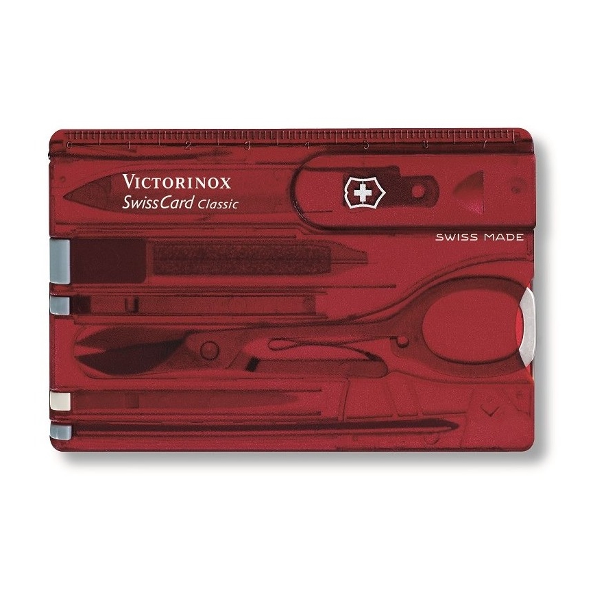 Victorinox - Многофункциональный набор 10 функций красный