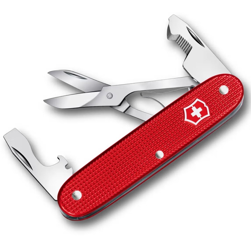 Victorinox - Многофункциональный карманный нож COMPANION SLIM ALOX 9,3 см/6 функций красный