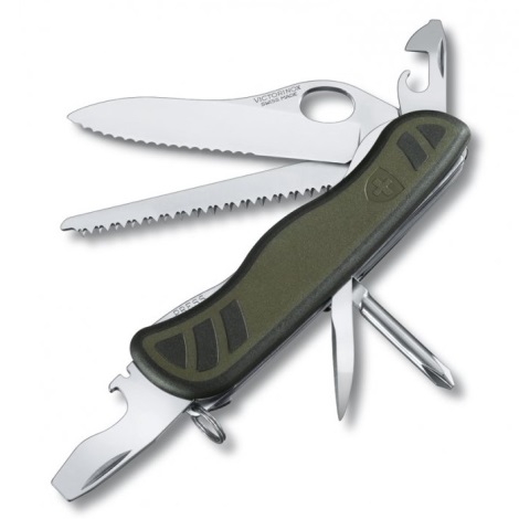 Victorinox - Многофункциональный карманный нож 11,1 см/10 функций зеленый