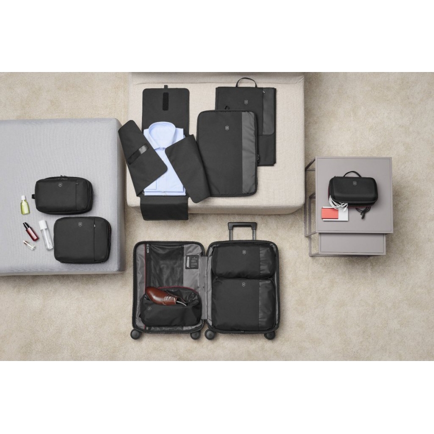 Victorinox - Набір дорожніх органайзерів Travel Essentials, 3 шт., чорний
