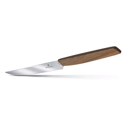 Victorinox - Набір із 2 стейкових ножів SWISS MODERN, 12 см, горіховий