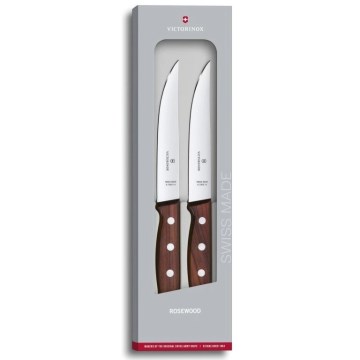 Victorinox - Набір стейк-ніжів WOOD 14 см 2 шт клен