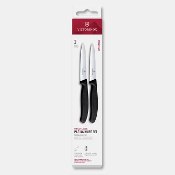 Victorinox - Набір кухонних ножів для овочів SWISS CLASSIC 10 см, 2 шт., чорний