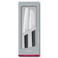 Victorinox - Набір кухонних ножів SWISS MODERN 2 шт. чорний