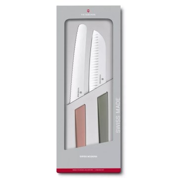 Victorinox - Набір кухонних ножів SWISS MODERN 2 шт. різнокольоровий