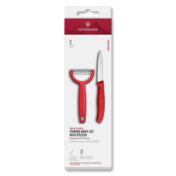 Victorinox - набор с кухонным ножом и овощечисткой SWISS CLASSIC, бирюзовый