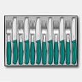 Victorinox - Набор столовых приборов SWISS CLASSIC, 12 предметов, бирюзовый