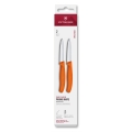 Victorinox - Набор кухонных ножей для овощей SWISS CLASSIC, 8 см, 2 шт., оранжевые