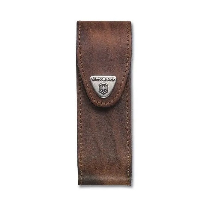 Victorinox - Шкіряний чохол для кишенькового ножа 11,1 см коричневий