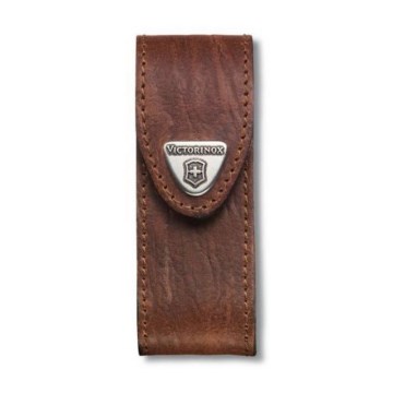 Victorinox - Шкіряний чохол для кишенькового ножа 9,1 см коричневий