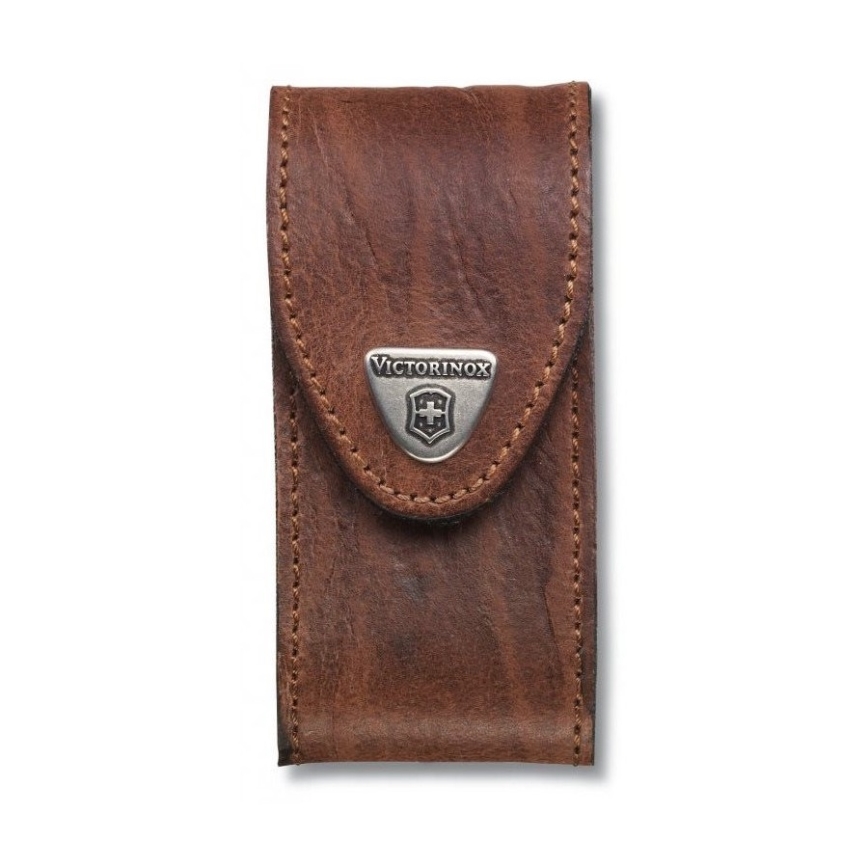 Victorinox - Шкіряний чохол для кишенькового ножа 9,1 см коричневий