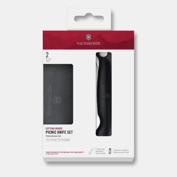 Victorinox - Складной нож SWISS CLASSIC 11 см черный + разделочная доска