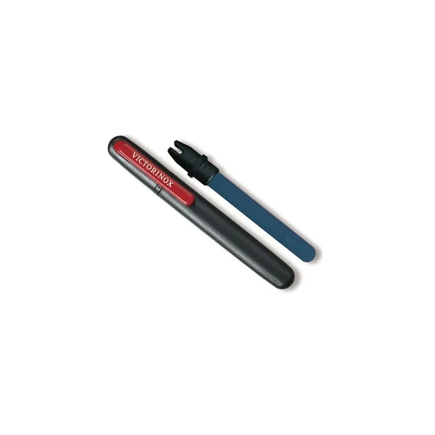 Victorinox - Точило для ножів 23 см чорний/червоний