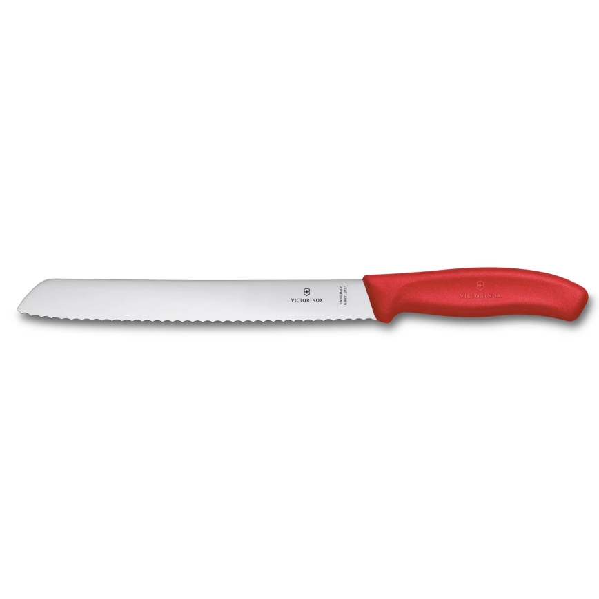 Victorinox - кухонний ніж для хліба SWISS CLASSIC 21 см червоний