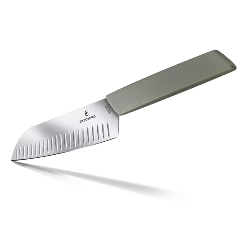 Victorinox - кухонний ніж santoku SWISS MODERN 17 см зелений