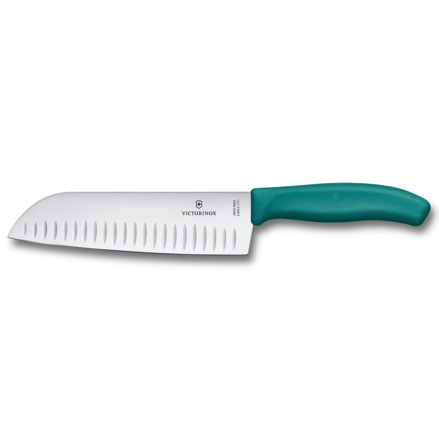 Victorinox - кухонний ніж сантоку SWISS CLASSIC 17 см бірюзовий