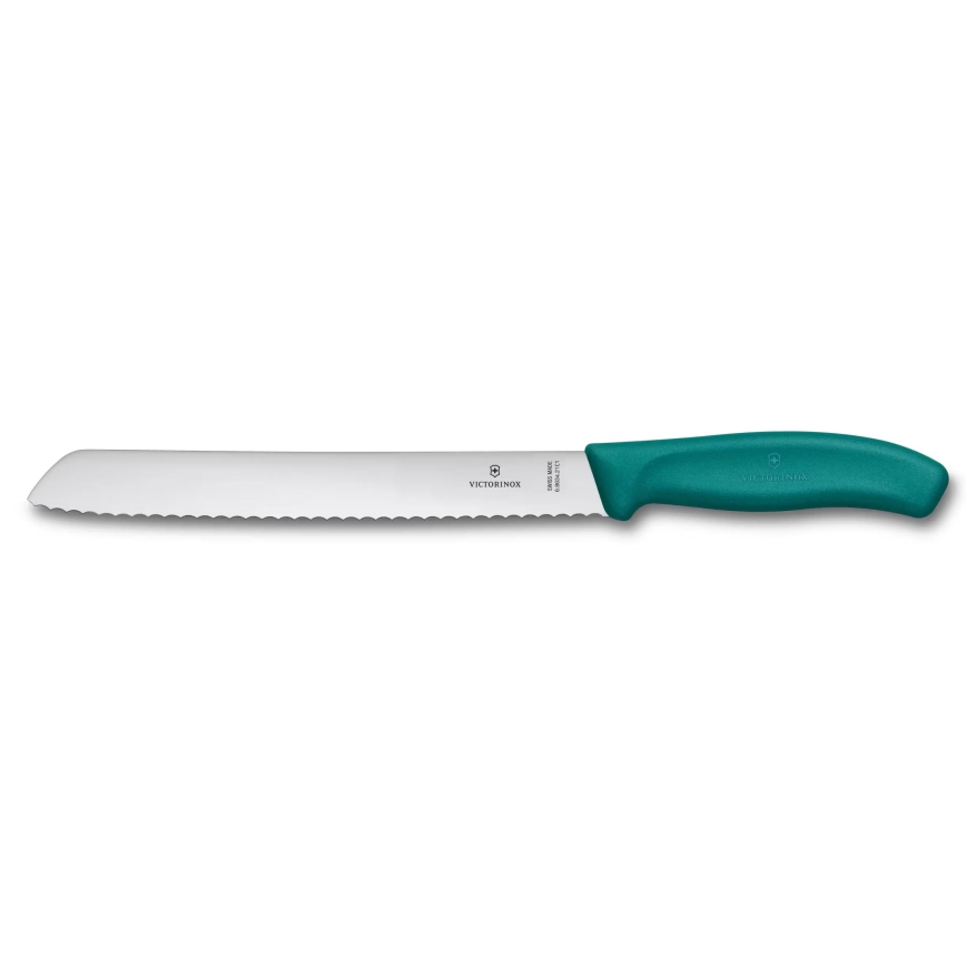 Victorinox - кухонный нож для хлеба SWISS CLASSIC, 21 см, бирюзовый