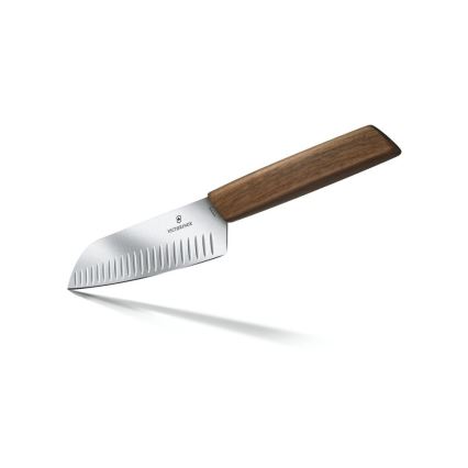 Victorinox - кухонный нож Santoku SWISS MODERN, 17 см, орех
