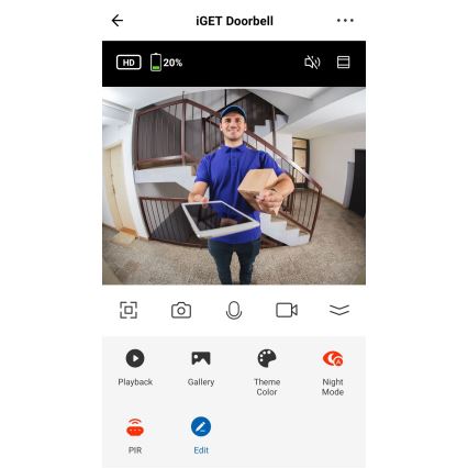 Відеодомофон з датчиком руху Full HD 1080p 5200 mAh IP65 Wi-Fi білий