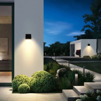 Viking - LED сонячний настінний світильник з регульованою яскравістю та датчиком LED/2W/3,7V IP54 4000K 2000 mAh