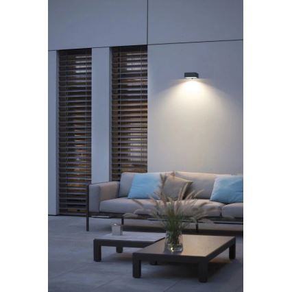 Viking - сонячний LED настінний світильник із регулюванням яскравості та датчиком LED/2W/3,7V IP65 4000K 2000 mAh