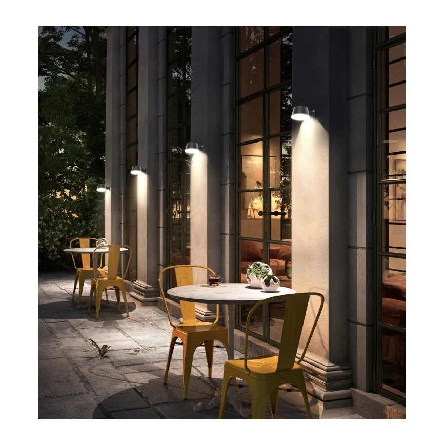 Viking - LED затемнюваний сонячний настінний світильник із датчиком LED/1W/3,7V IP44 4000K 2000 mAh