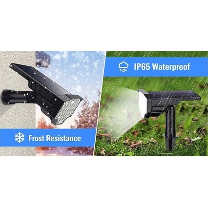 Viking - LED солнечный светильник LED/1W/3,7V IP65 6000K 2200 mAh