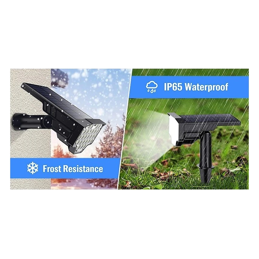 Viking - LED сонячна лампа LED/1W/3,7V IP65 6000K 2200 mAh