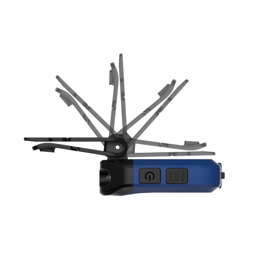 Viking - світлодіодний регульований перезаряджуваний ліхтар із датчиком і червоним світлом LED/5V IPX4 200 lm 500 mAh