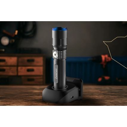 Viking - Перезаряжаемый светодиодный фонарь с регулировкой яркости, 5 В, IPX3, 600 лм, 2600 мА·ч