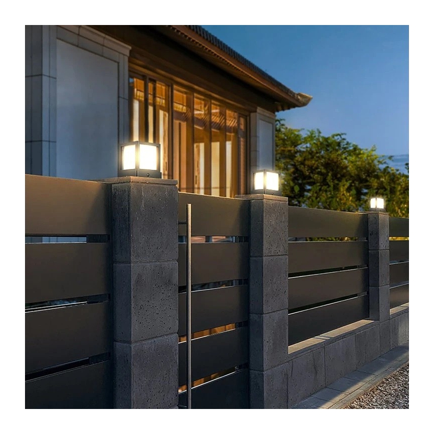 Viking - солнечная LED-лампа с датчиком LED/1,4W/3,7V IP54 4000K 2000 mAh