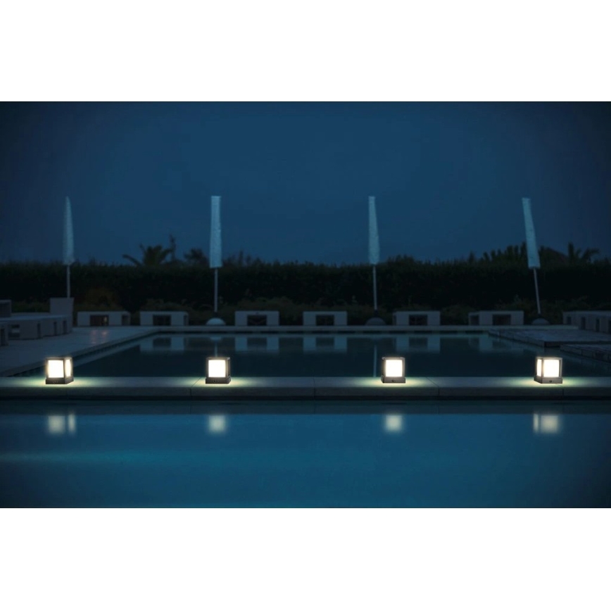 Viking - солнечная LED-лампа с датчиком LED/1,4W/3,7V IP54 4000K 2000 mAh