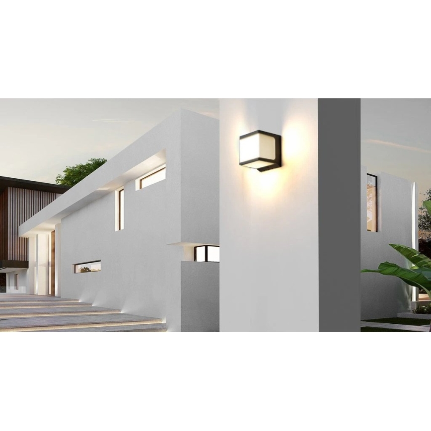 Viking - светодиодный солнечный настенный светильник с датчиком LED/1,5W/3,7V IP54 4000K 2000 mAh