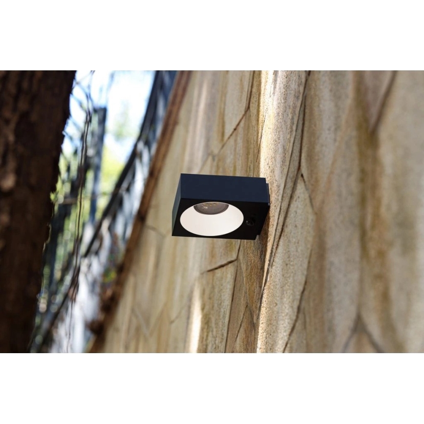 Viking - диммируемый солнечный настенный светодиодный светильник с датчиком LED/2W/3,7V IP65 4000K 2000 mAh