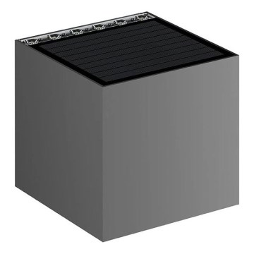 Viking - Светодиодный солнечный настенный светильник с регулировкой яркости LED/1W/3,7V IP54 4000K 2000 mAh