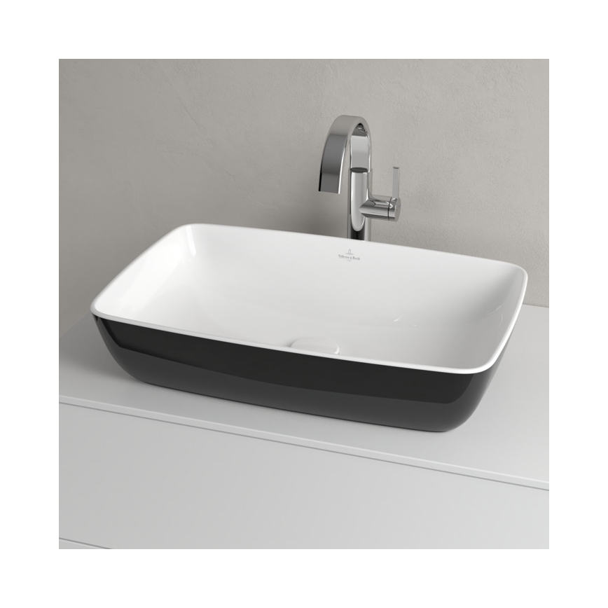 Villeroy & Boch 417258BCT8 - Раковина для установки на столешницу ARTIS 58x38,5 cm керамика/чёрный