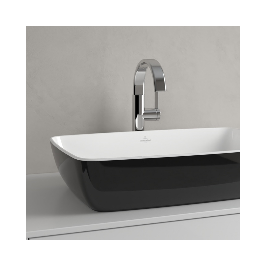 Villeroy & Boch 417258BCT8 - Раковина для установки на столешницу ARTIS 58x38,5 cm керамика/чёрный