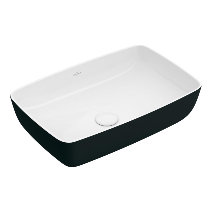 Villeroy & Boch 417258BCT8 - Раковина накладна ARTIS 58x38,5 см, кераміка/чорна