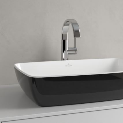 Villeroy & Boch 417258BCT8 - Раковина накладна ARTIS 58x38,5 см, кераміка/чорна
