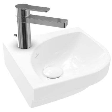 Villeroy & Boch 43714601 - Угловая подвесная раковина SUBWAY 3.0 32x32 cm керамика/белая