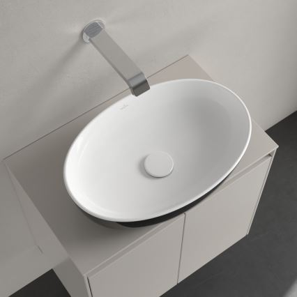 Villeroy & Boch 438848BCT8 - Вбудований умивальник ARTIS 48x32,5 см, кераміка/чорний