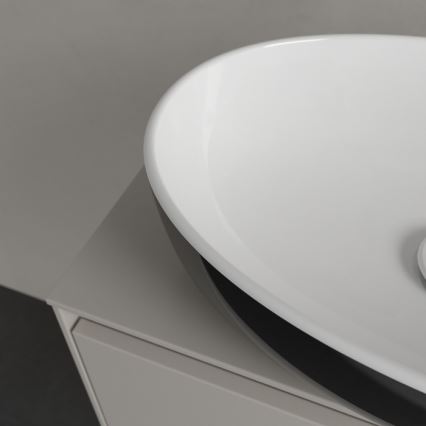 Villeroy & Boch 438848BCT8 - Вбудований умивальник ARTIS 48x32,5 см, кераміка/чорний