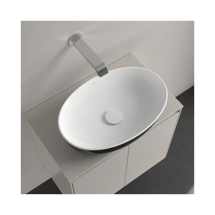 Villeroy & Boch 438848BCT8 - Встраиваемая раковина ARTIS 48x32,5 см керамика/чёрный