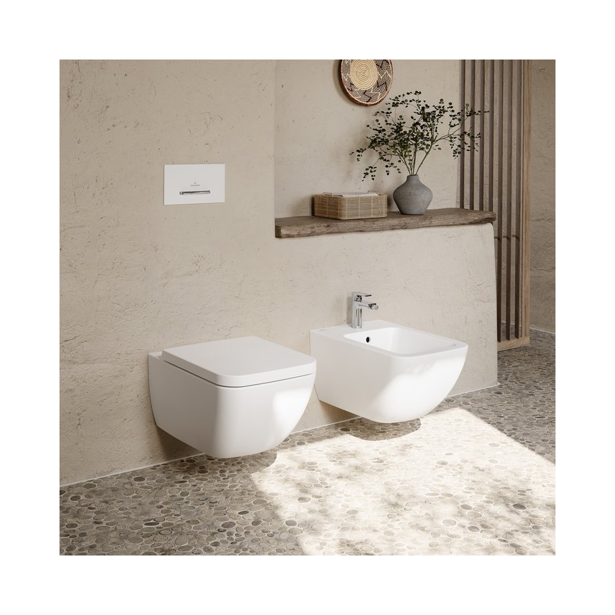 Villeroy & Boch 441100R1 - Подвесное биде VENTICELLO керамика/белый