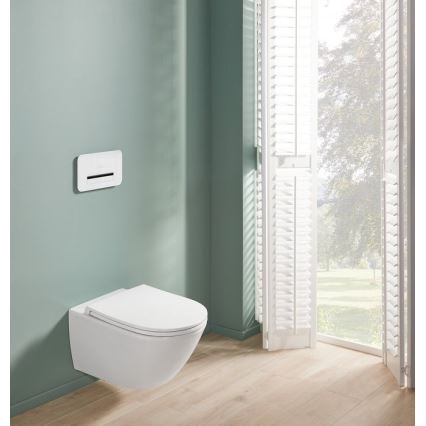 Villeroy & Boch 4670T901 - Підвісний унітаз із сидінням SoftClose SUBWAY 3.0 кераміка/білий